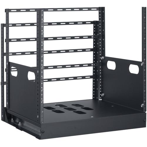 Lowell Manufacturing Rack-Pull And Turn System-10U, 4-Slides, 19" Deep