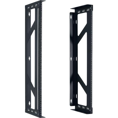 Lowell Manufacturing Rack-Variable Width-20U, 12" Deep, Fixed Rails -1 Pair