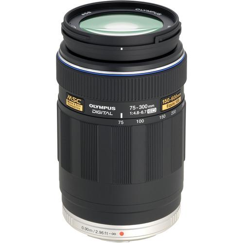 Olympus 75-300mm f 4.8-6.7 M.Zuiko Lens for Micro Four Thirds System - Refurbished