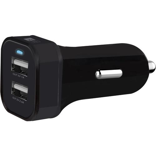 Case Logic 2.1A Dual USB Car Charger with Lightning Cable
