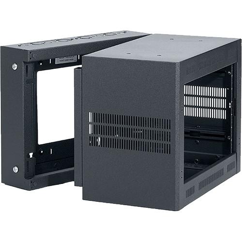 Lowell Manufacturing Rack-Sectional Wall Mount-7U, 19" Deep, 1-Pair Adjustable Rails