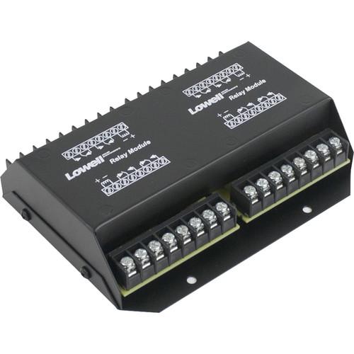 Lowell Manufacturing Relay Module-5A, 24Vdc, 4-Dpdt Relays, 5