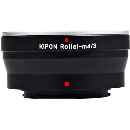KIPON Lens Mount Adapter for Rolleiflex Quick-Bayonet Mount Lens to Micro Four Thirds-Mount Camera