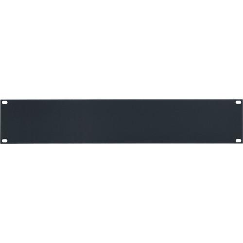Lowell Manufacturing Rack Panel-Blank-2U, 14-Gauge Flat Steel