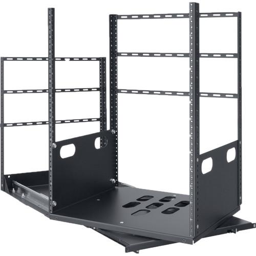 Lowell Manufacturing Rack-Pull and Turn System-14U, 2-Slides, 19" Deep