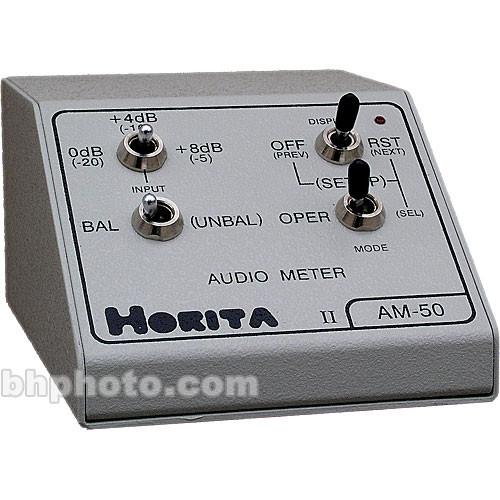 Horita AM-50 "On Screen" Audio Meter, Composite Video I O, Stereo Mini I O