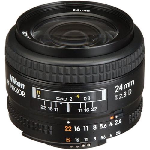 Nikon AF NIKKOR 24mm f 2.8D Lens