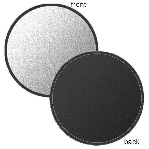 Photoflex LiteDisc Silver Black Collapsible Circular Reflector