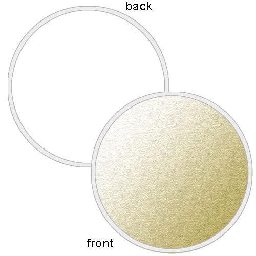 Photoflex LiteDisc White Soft Gold Collapsible Circular Reflector