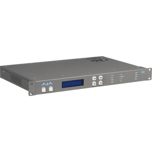 AJA FS1 Frame Synchronizer and Bi-directional Converter - HD and SD, Digital and Analog Audio, Rackmountable