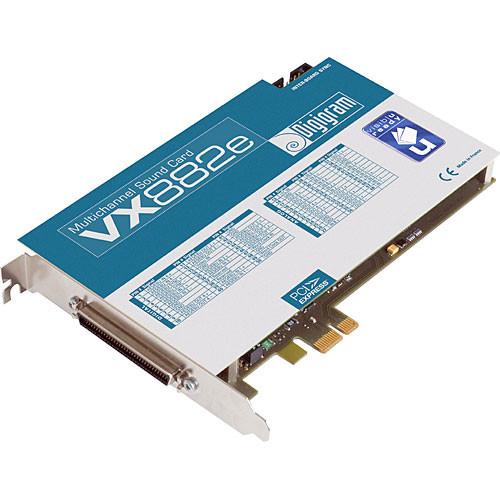 Digigram VX882e - 8 Channel Analog and Digital Input Output, 24-Bit 192kHz PCIe Sound Card - Windows