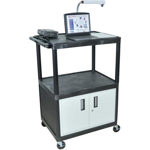 Luxor 48" LP Table 32x24" w Cabinet & 3-Outlet Electric