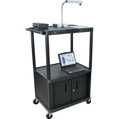 Luxor 54" LP Table 32x24" w Cabinet & 3-Outlet Electric