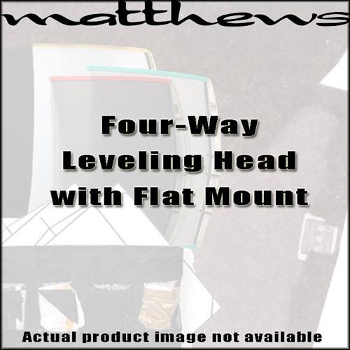 Matthews 395063 4-Way Leveling Head - With Flat Mount