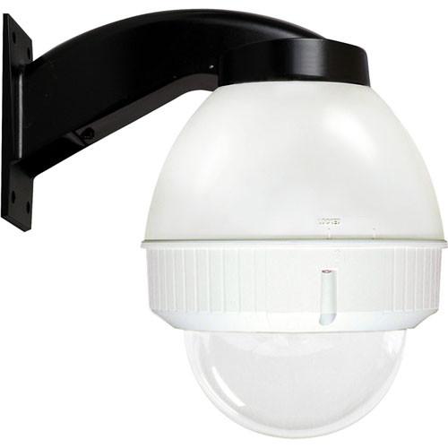 Videolarm FDW75C12N 7" Outdoor FusionDome Housing with Heater Blower, Clear Dome and Wall Mount for IP Network PTZ Camera