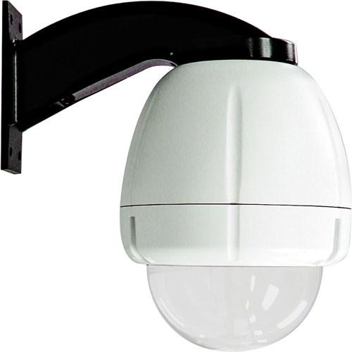 Videolarm RHW75CF2N 7" Outdoor Vandal Resistant Wall Mount Dome Housing with Heater, Blower and Clear Dome for Fixed Network Camera