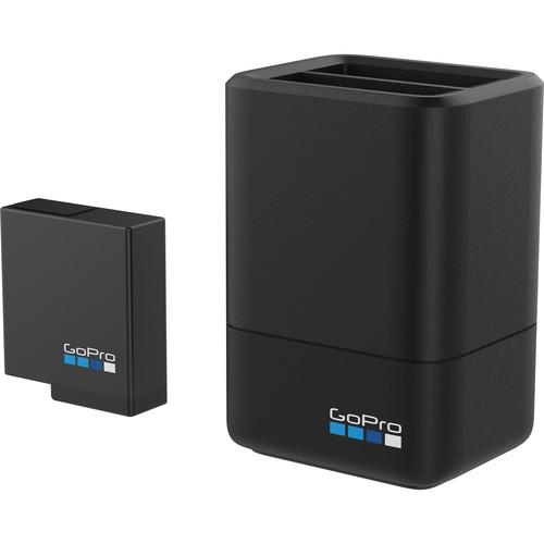 GoPro Dual Battery Charger with Battery for HERO7 6 5 Black & HERO 2018