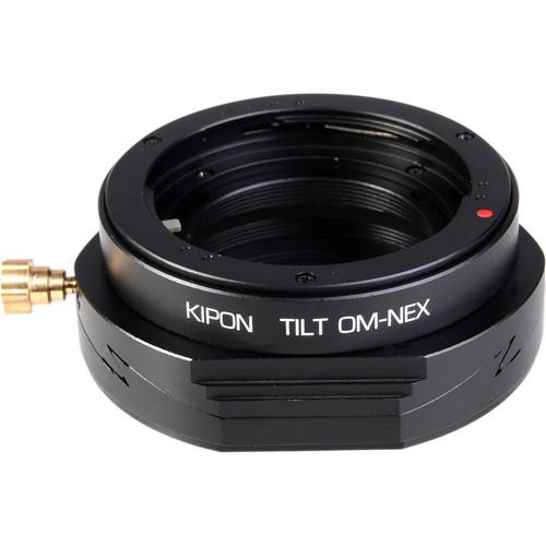 KIPON Lens Mount Adapter for Olympus OM Lens to Sony E-Mount Camera With Tilt Functionality