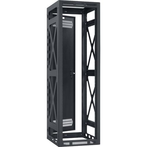 Lowell Manufacturing Rack-Seismic-40U 32" Deep, 2-Pair Rails, Rear Door