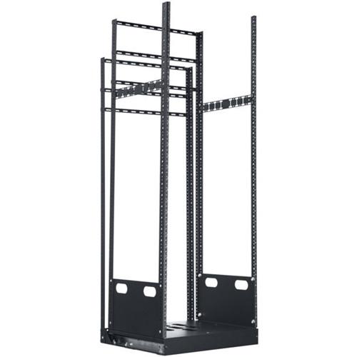 Lowell Manufacturing Rack-Pull And Turn System-30U, 4-Slides, 19" Deep