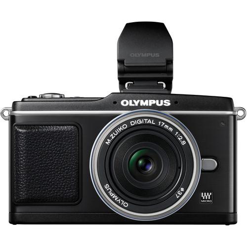 Olympus E-P2 Pen Digital Camera w 17mm f 2.8 Zuiko Lens & Electronic Viewfinder - Refurbished