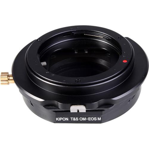 KIPON Lens Mount Adapter for Olympus OM Lens to Canon EF-M-Mount Camera with Tilt & Shift Functionality