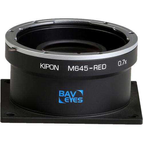 KIPON Mamiya 645 to Red 0.7X Adapter