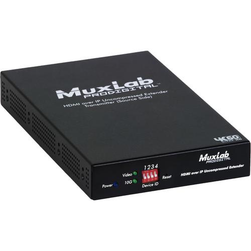 MuxLab 4K 60 HDMI over IP Uncompressed Transmitter