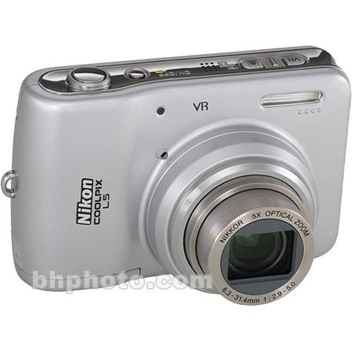 Nikon Coolpix L5, 7.2 Megapixel, 5x Optical 4x Digital Zoom, Digital Camera - Refurbished