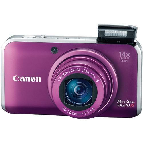 Canon PowerShot SX210 IS Digital Camera - Refurbished
