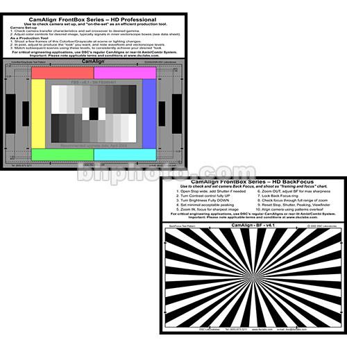 DSC Labs FrontBox Standard Test Chart - Six Primary Colors, 11 Step Grayscale