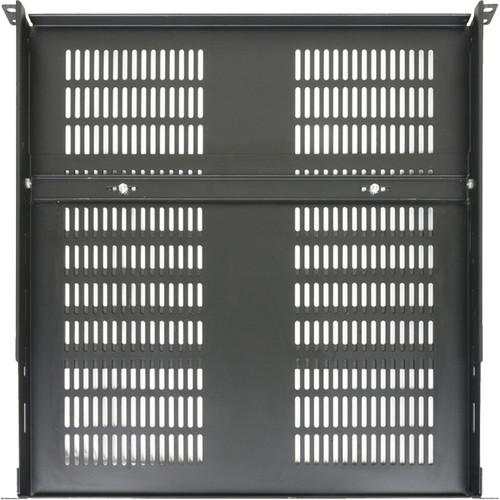 Lowell Manufacturing Rack Shelf-1U, Adjustable Depth