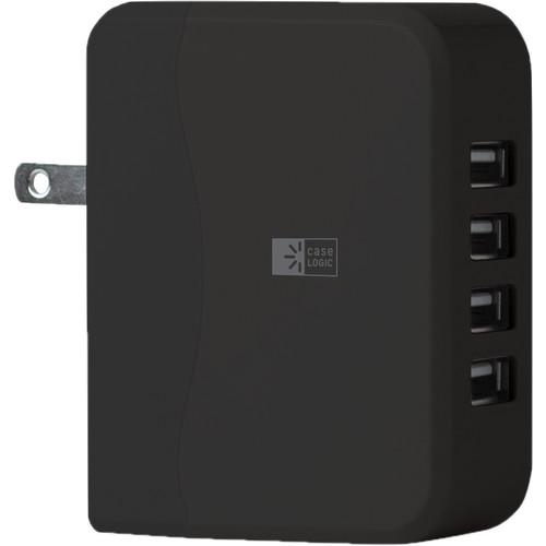 Case Logic 4.9A 4-Port USB Wall Charger