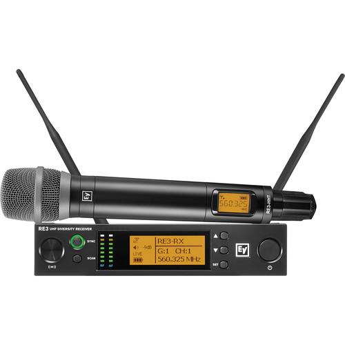 Electro-Voice RE3-RE520 Wireless Handheld Microphone System with RE520 Wireless Mic