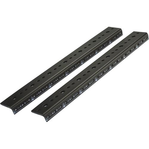 Lowell Manufacturing Rack Rails Thin-Flange for Custom Millwork, No Mounting Hardware - 40U