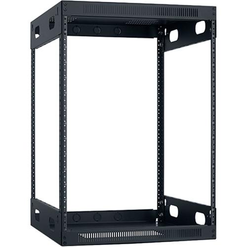 Lowell Manufacturing Slim Knockdown Rack, 14U, 21"Deep