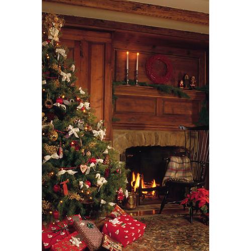Savage Cozy Holiday Fireplace Printed Vinyl