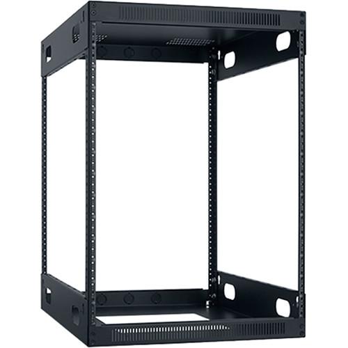 Lowell Manufacturing Slim Knockdown Rack, 14U, 26"Deep