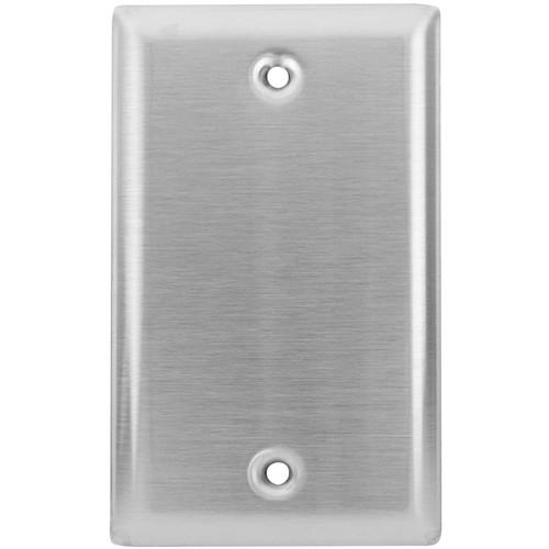 Lowell Manufacturing Wall Plate-Stainless Steel, 1-Gang,