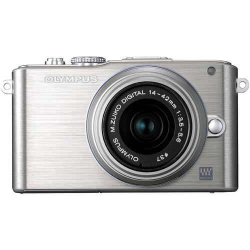 Olympus E-PL3 Mirrorless Micro Four Thirds Digital Camera with 14-42mm II f 3.5-5.6 Lens - Refurbished