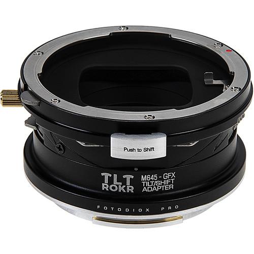 FotodioX Pro TLT ROKR Tilt Shift Adapter for Mamiya 645 Mount Lens to Fuji G-Mount GFX Camera