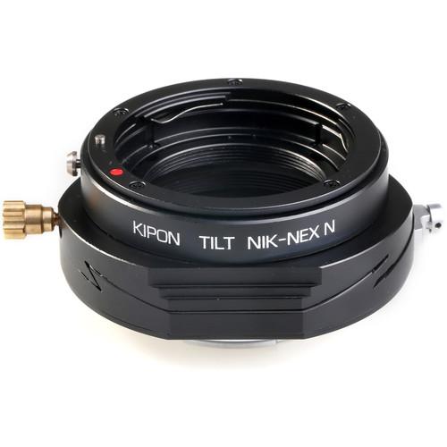 KIPON Lens Mount Adapter for Nikon Lens to Sony E-Mount Camera With Tilt Functionality