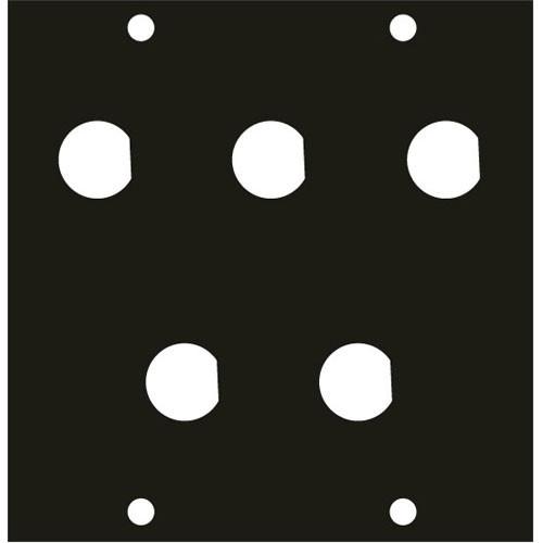 Middle Atlantic 1 2 BNC5 BNC Punchout Panel with Holes