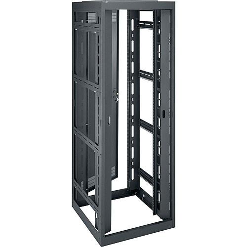 Middle Atlantic DRK 44 Space, 42 x 77 x 34.75" Rack for 19" Panel Equipment with Cage-Nut Rail