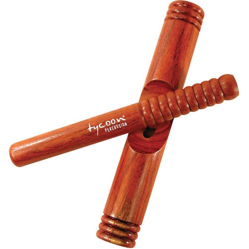 Tycoon Percussion 10" Professional Rosewood Makah Claves