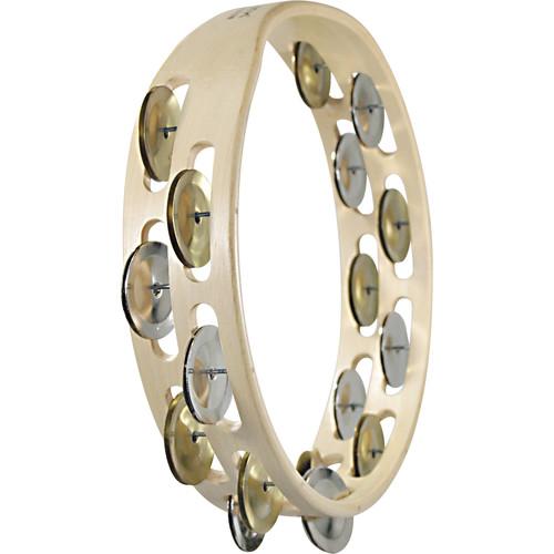 Tycoon Percussion Double Row Wooden Tambourine
