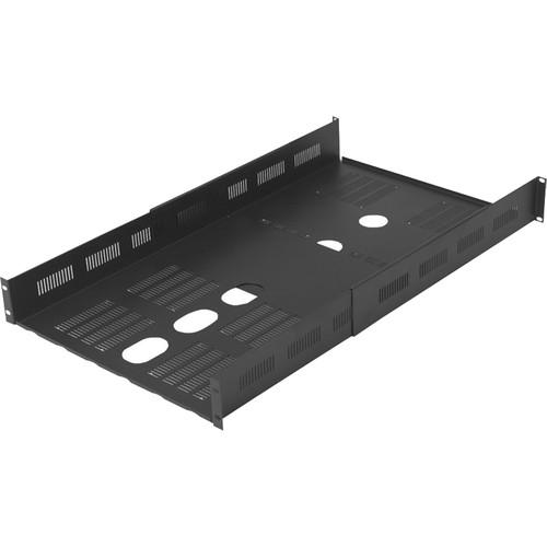Lowell Manufacturing Rack Shelf-2U, Adjustable Depth from 20-32"