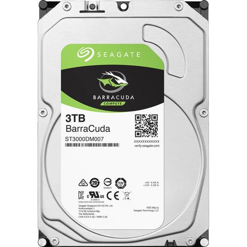 Seagate 3TB BarraCuda 5400 rpm SATA 3.5" Internal HDD