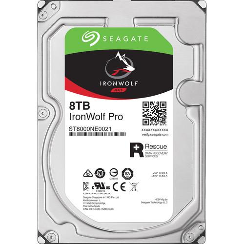 Seagate 8TB IronWolf Pro 7200 rpm SATA 3.5" Internal NAS