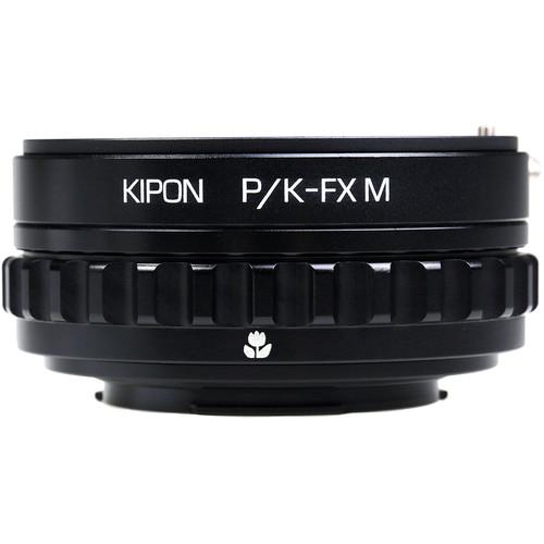 KIPON Lens Mount Adapter for Pentax K Lens to FUJIFILM X-Mount Camera with Helicoid Adapter